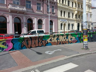 Graffiti Wall - Photo by clarkey