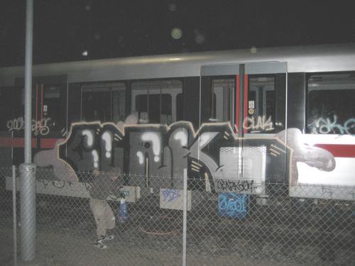 Graffiti Train - Photo by clarkey