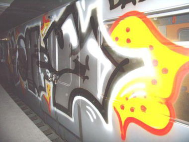 Graffiti Train - Photo by clarkey