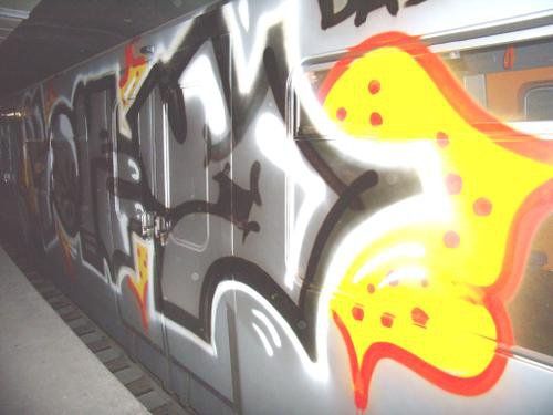 Graffiti Train - Photo by clarkey