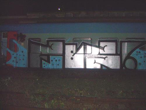 Graffiti Train - Photo by clarkey