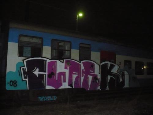 Graffiti Train - Photo by clarkey
