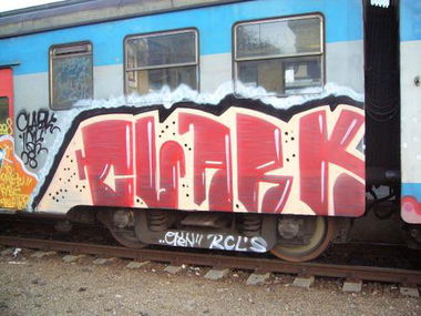 Graffiti Train - Photo by clarkey