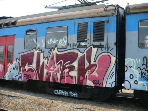 Graffiti Train - Photo by clarkey