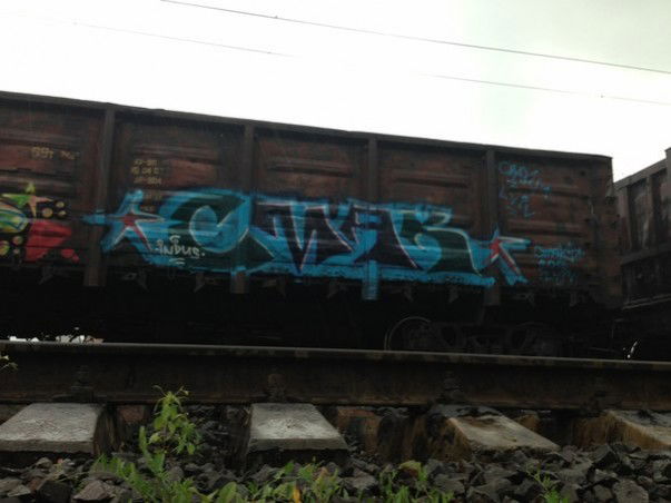 Graffiti Train in Lviv - Photo by cmak - cmak