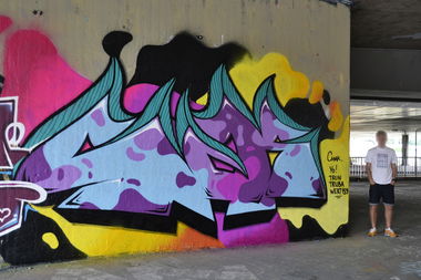 Graffiti Wall - Photo by cmak01 - cmak, vilnius, stuttgart