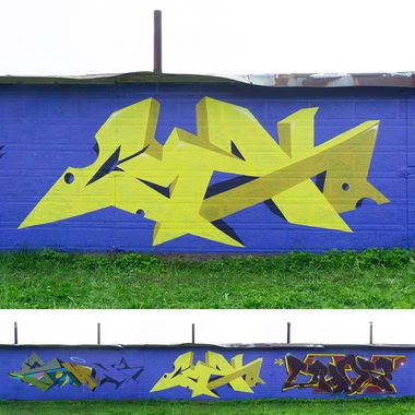 Graffiti Wall - Photo by cmak01 - cmak, vilnius, st.petersburg