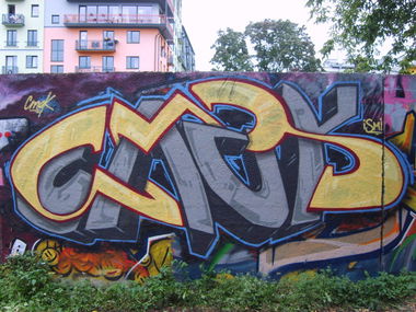 Graffiti Wall in Vilnius - Photo by cmak01 - cmak, vilnius, ismi (2011)