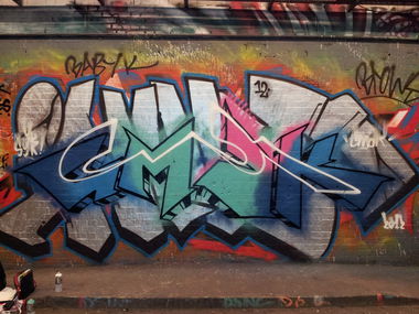 Graffiti Wall in London - Photo by cmak01 - cmak, london (2012)