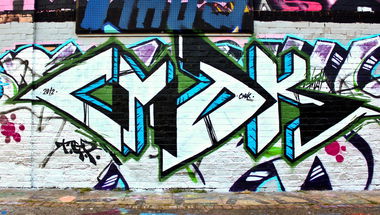 Graffiti Wall in Manchester - Photo by cmak01 - cmak, manchester (2012)