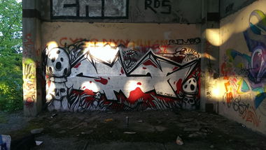 Graffiti Wall - Photo by cmak01 - cmak, vilnius
