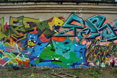 Graffiti Wall - Photo by cmak01 - cmak, vilnius