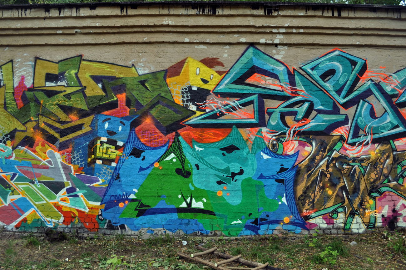Graffiti Wall - Photo by cmak01 - cmak, vilnius