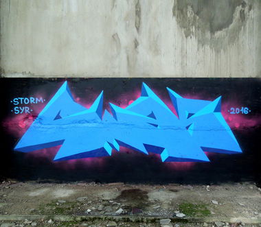 Graffiti Wall - Photo by cmak01 - cmak, vilnius