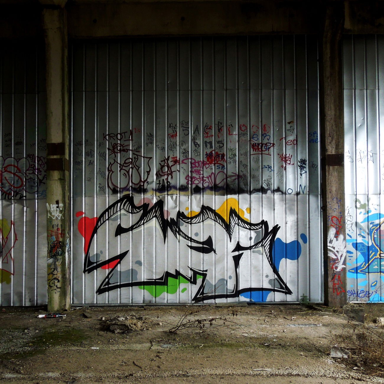 Graffiti Wall - Photo by cmak01 - cmak, vilnius