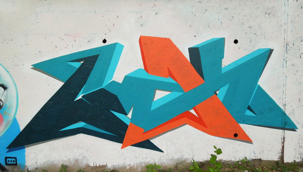 Graffiti Wall - Photo by cmak01 - cmak, vilnius
