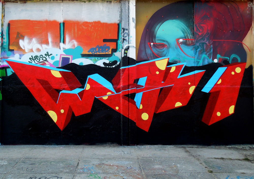 Graffiti Wall - Photo by cmak01 - cmak, vilnius