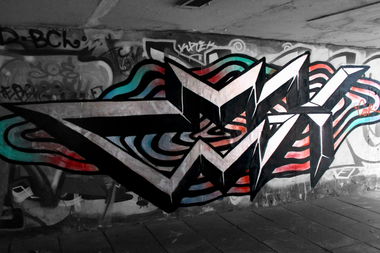 Graffiti Wall in Vilnius - Photo by cmak01 - cmak, ismi, vilnius (2014)