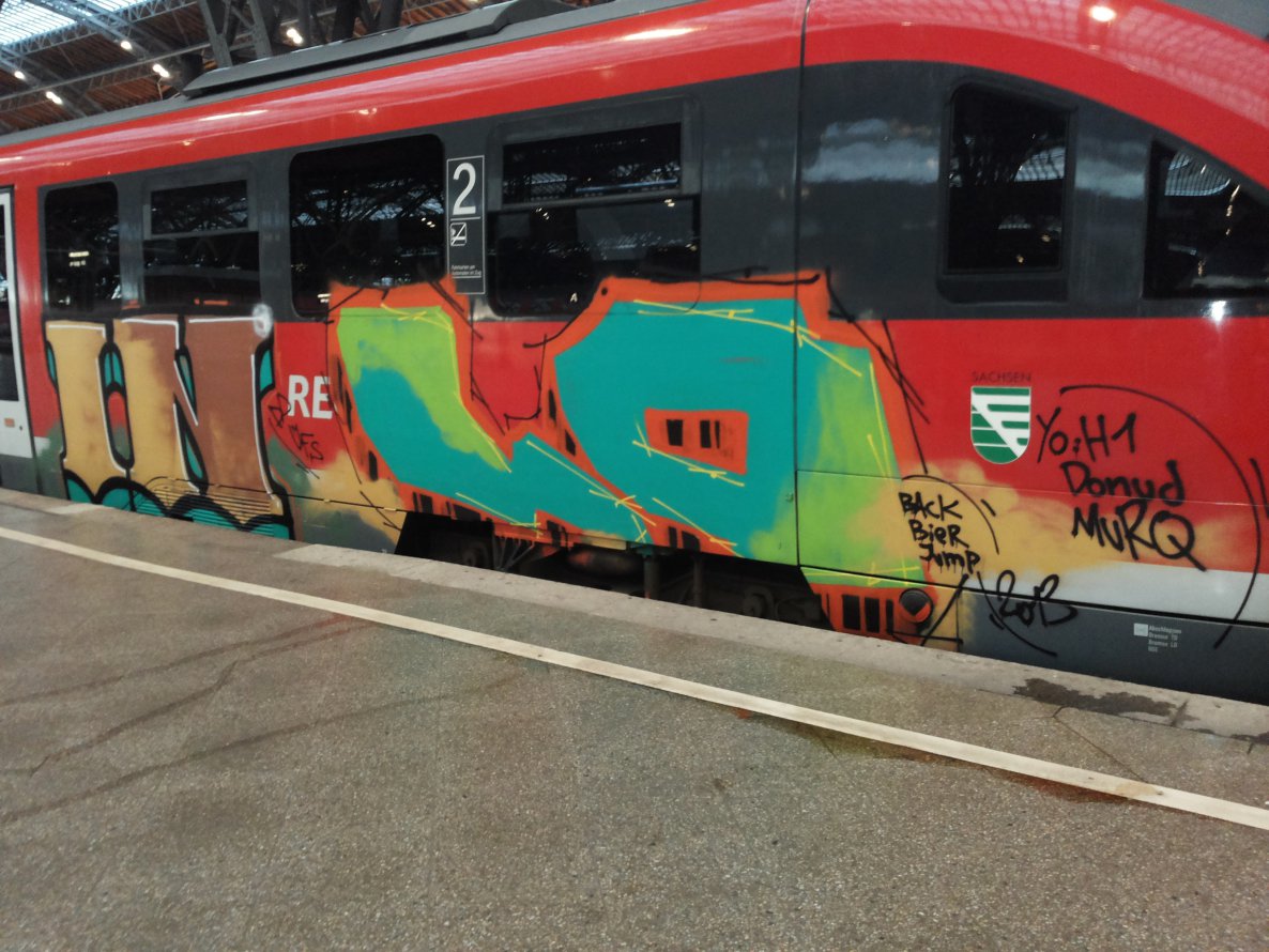 Graffiti Train - Photo by coka33