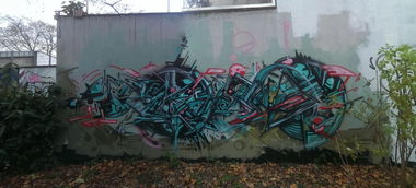 Graffiti Wall in Köln - Photo by colognecologne (2014)