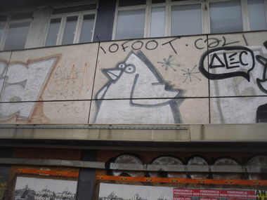 Graffiti Bombing - Photo by columbiandreams