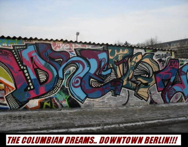 Graffiti Wall in Berlin - Photo by columbiandreams - opc, dreams, dreamz