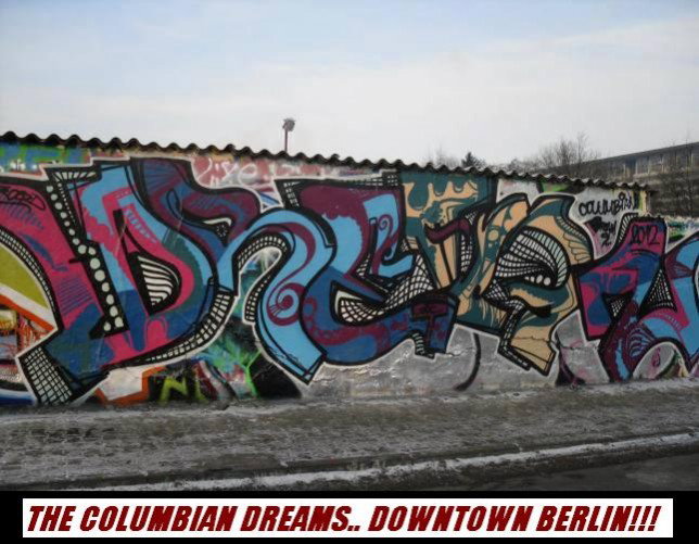 Graffiti Wall in Berlin - Photo by columbiandreams - opc, dreams, dreamz