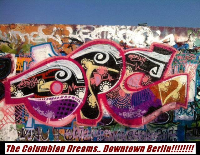 Graffiti Wall in Berlin - Photo by columbiandreams - opcrime, opc, frost