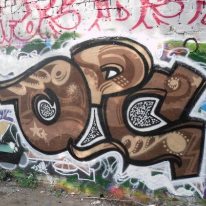 Graffiti Wall in Berlin - Photo by columbiandreams - Opc, frost, frozt