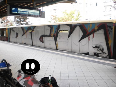 Graffiti Train - Photo by columbiandreams