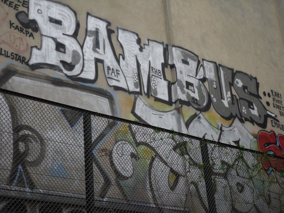 Graffiti Bombing in Berlin - Photo by columbiandreams - bambus