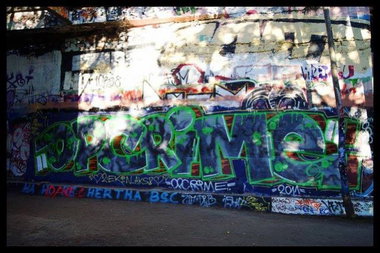Graffiti Wall in Berlin - Photo by columbiandreams - Frost, Roke, opc (2011)