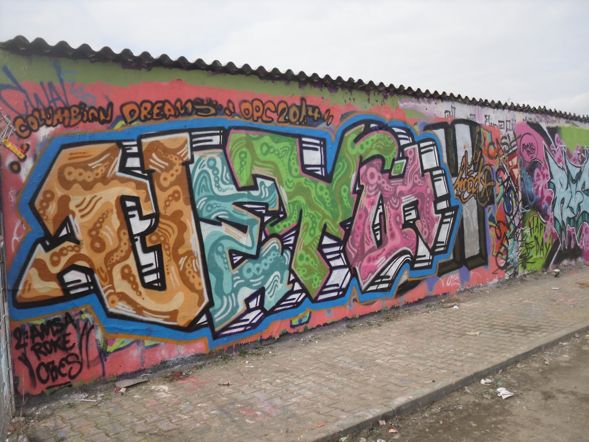 Graffiti Wall - Photo by columbiandreams