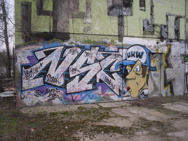 Graffiti Wall - Photo by columbiandreams - nsc, ukw
