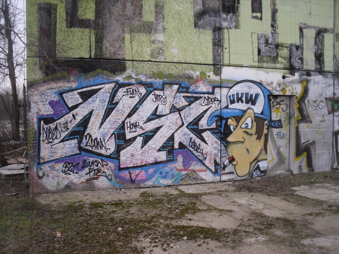 Graffiti Wall - Photo by columbiandreams - nsc, ukw