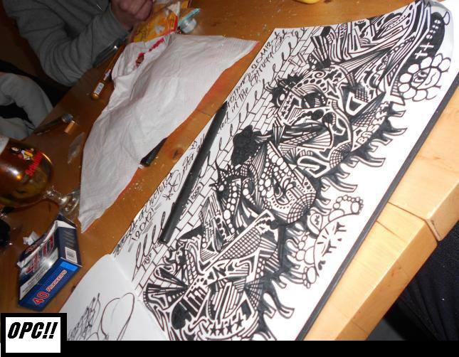 Graffiti Sketch - Photo by columbiandreams - soul, frost, opc