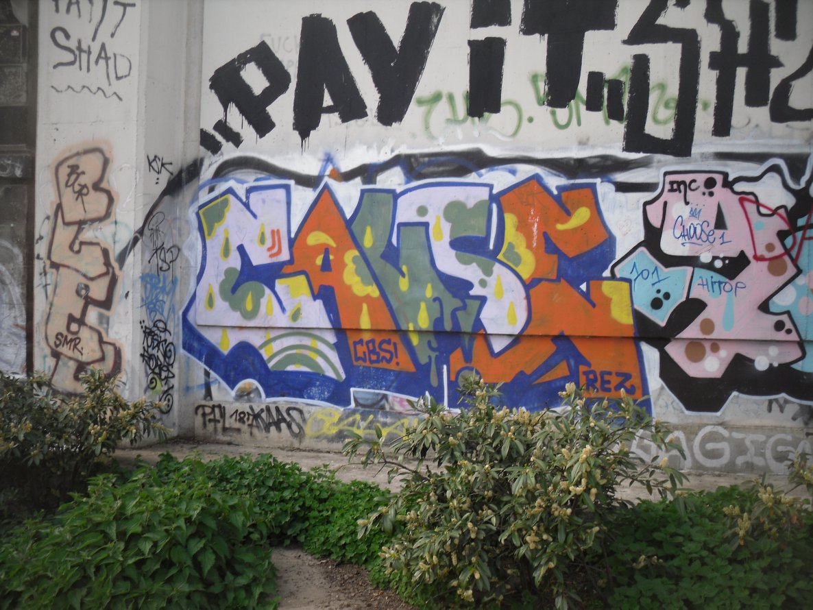 Graffiti Bombing - Photo by columbiandreams - cause, cbs, spree