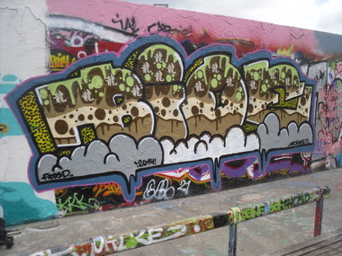 Graffiti Bombing - Photo by columbiandreams - frost, bioe, opc (2014)