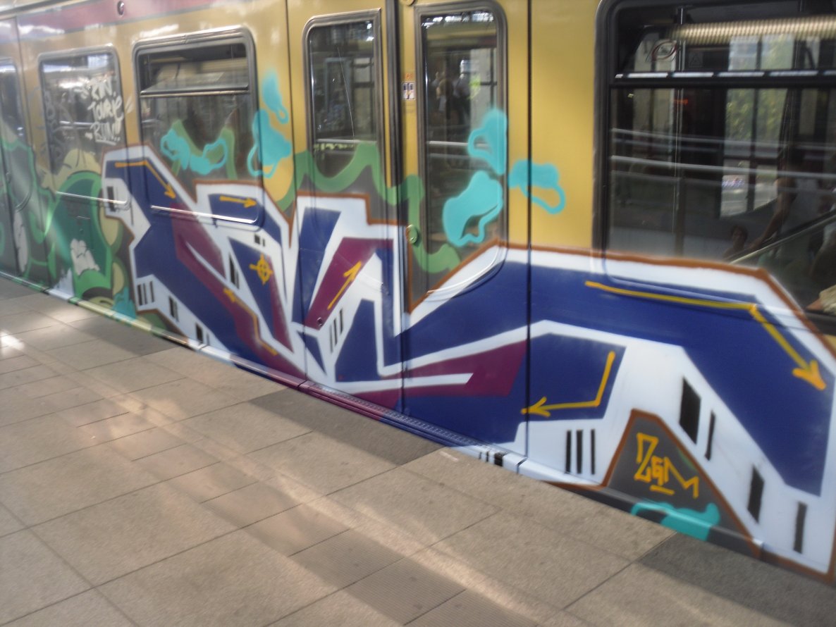 Graffiti Train - Photo by columbiandreams - zgm (2014)