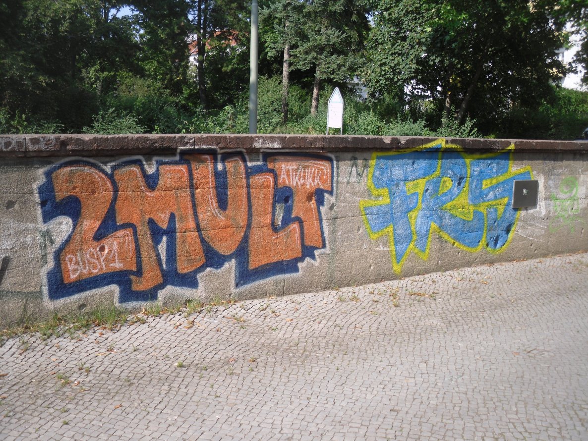 Graffiti Bombing - Photo by columbiandreams - 2mult, frs