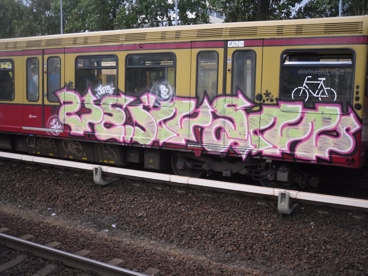 Graffiti Train - Photo by columbiandreams (2014)