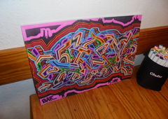 Graffiti Sketch - Photo by columbiandreams - krem2, krem, cream (2020)