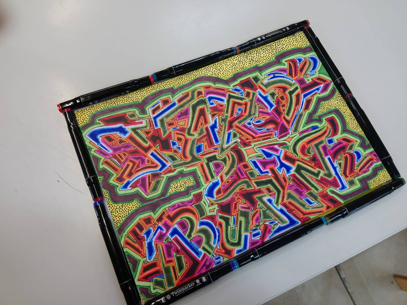 Graffiti Sketch - Photo by columbiandreams - hard2burn, kream2, cream2 (2019)