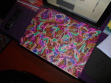 Graffiti Sketch - Photo by columbiandreams - abc, alphabet, kream2 (2020)