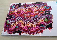 Graffiti Wall - Photo by columbiandreams - graffiti, cream2, kream2 (2022)