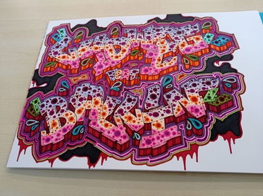 Graffiti Wall - Photo by columbiandreams - graffiti, cream2, kream2 (2022)