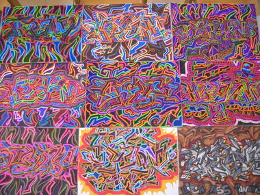 Graffiti Sketch - Photo by columbiandreams - kream2, kream, cream2