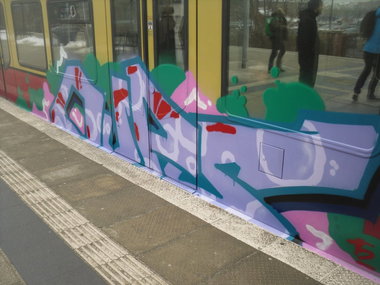 Graffiti Train - Photo by columbiandreams - oups, rck (2015)