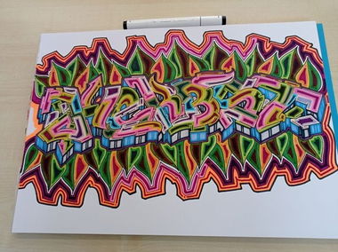 Graffiti Sketch - Photo by columbiandreams (2022)