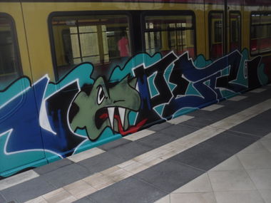 Graffiti Train - Photo by columbiandreams